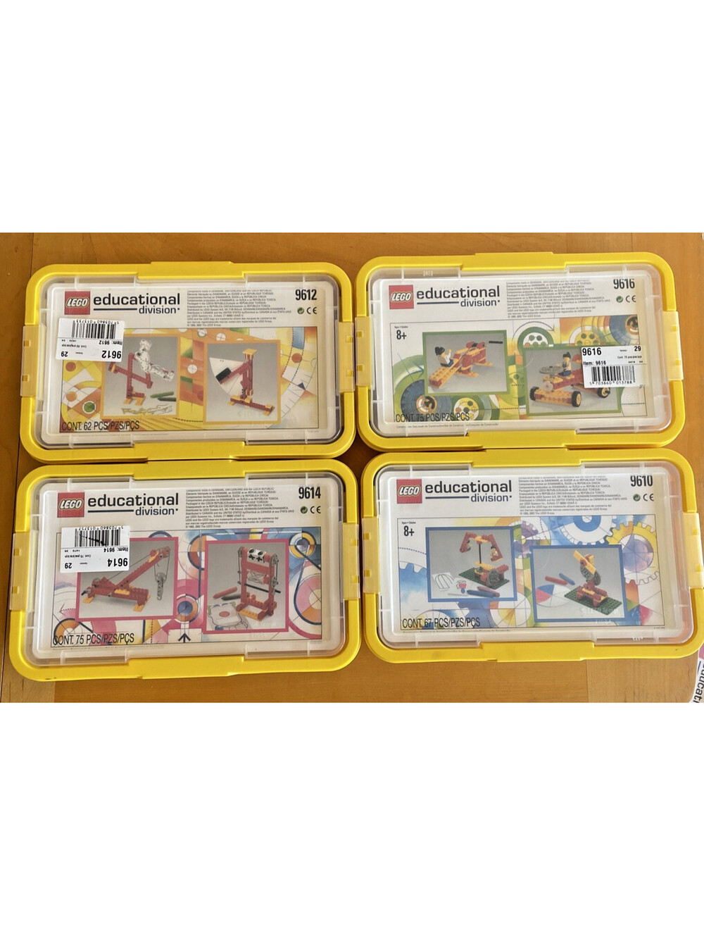 Lot of 4 Vintage 1993 LEGO Dacta Early Simple Machines Educational Bundles